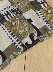 Mulvari 大碼印花V領襯衫 - 彩色 - 查看 6