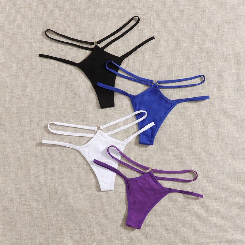 

4pack Cut Out Panty Set, Multicolor
