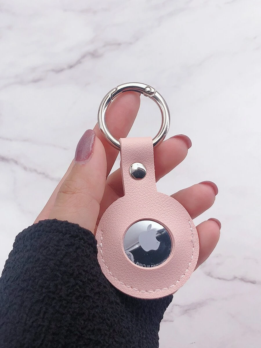 Solid Case Compatible With Apple Airtag - Pink - View 1