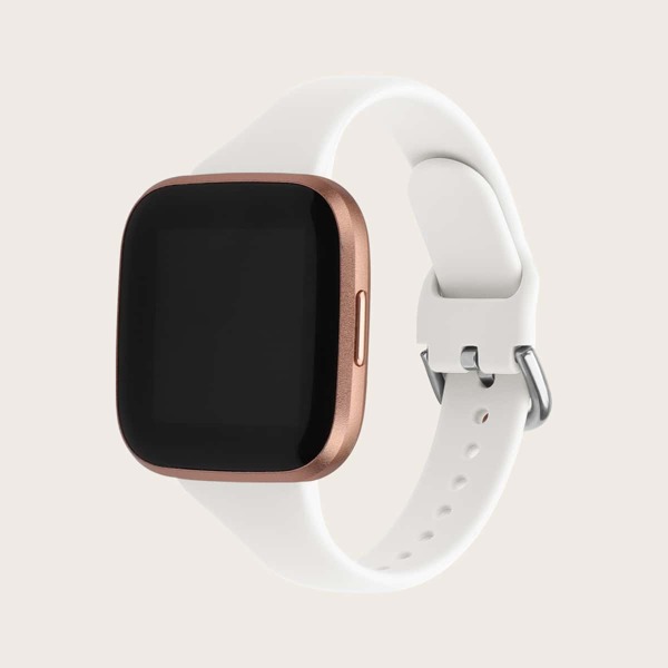 

Silicone Watchband For Fitbit, White