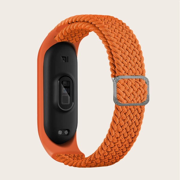 

Нейлоновый тканый ремешок для часов и чехол для Xiaomi, Оранжевый