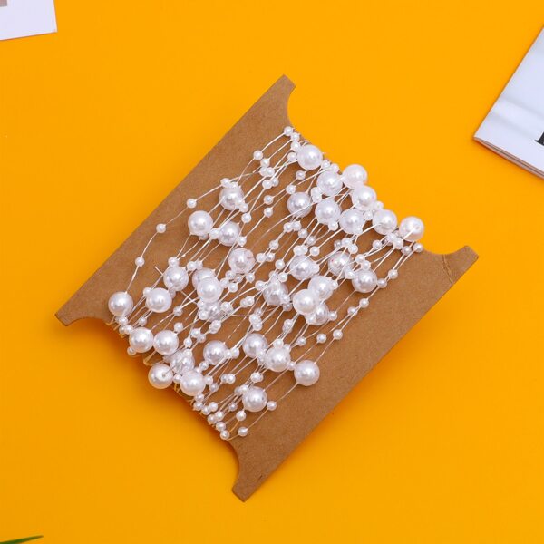 

1pc DIY Faux Pearl Decoration, White