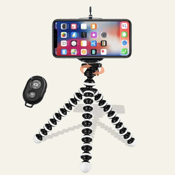 

Bluetooth Octopus Phone Holder, Black