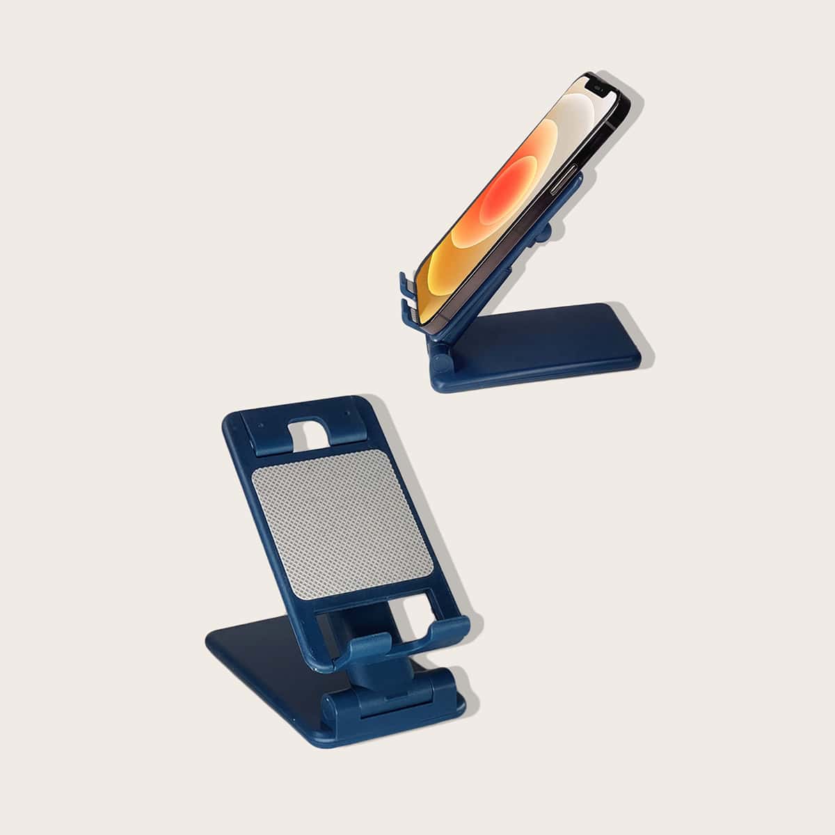 

Two-way Folding Desktop Phone Holder, Blue
