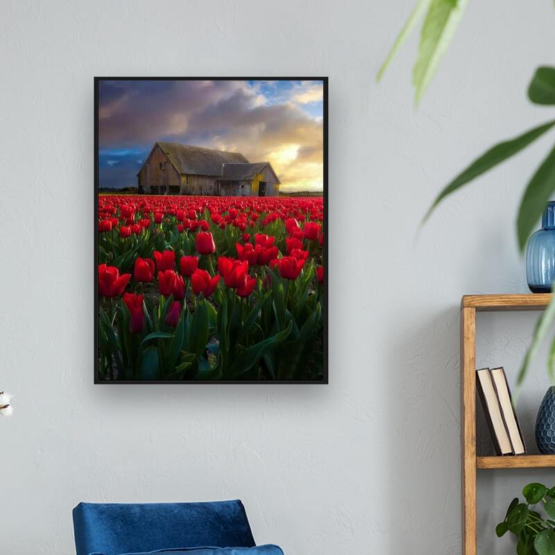 

Floral DIY Diamond Painting, Multicolor