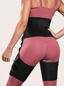 PU Polyurethane Fitness Body Sculpting Sweat Belt Shapewear Waist Trainer Corset