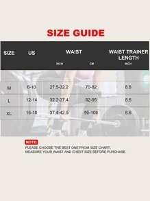 PU Polyurethane Fitness Body Sculpting Sweat Belt Shapewear Waist Trainer Corset