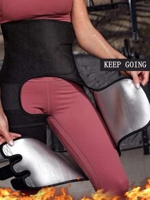 PU Polyurethane Fitness Body Sculpting Sweat Belt Shapewear Waist Trainer Corset