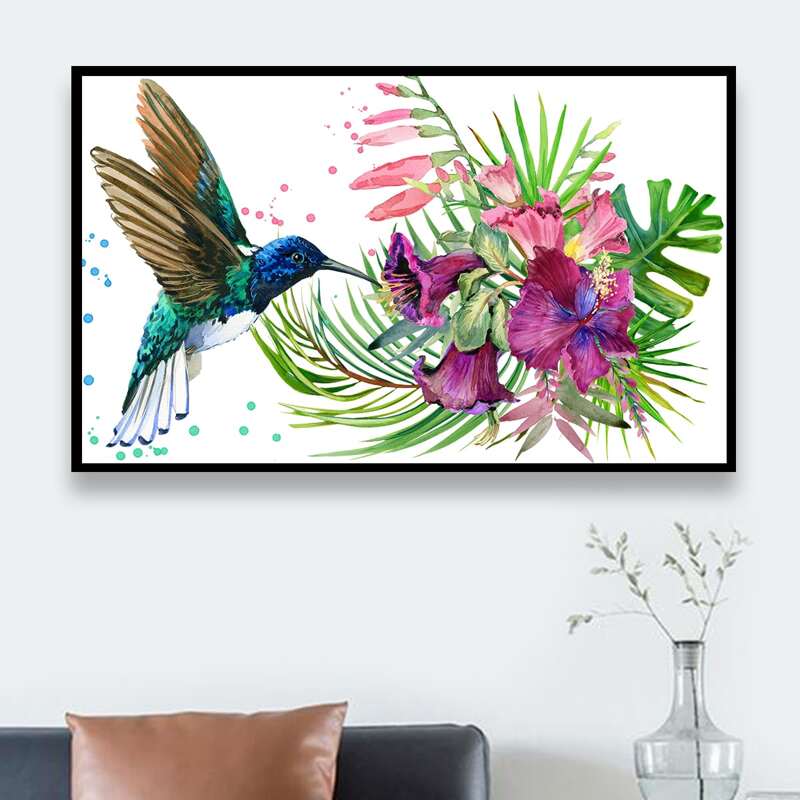 

Floral Pattern DIY Diamond Painting, Multicolor