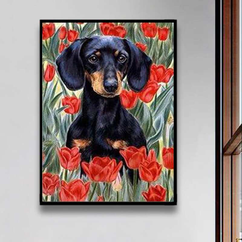 

Dog DIY Diamond Painting, Multicolor