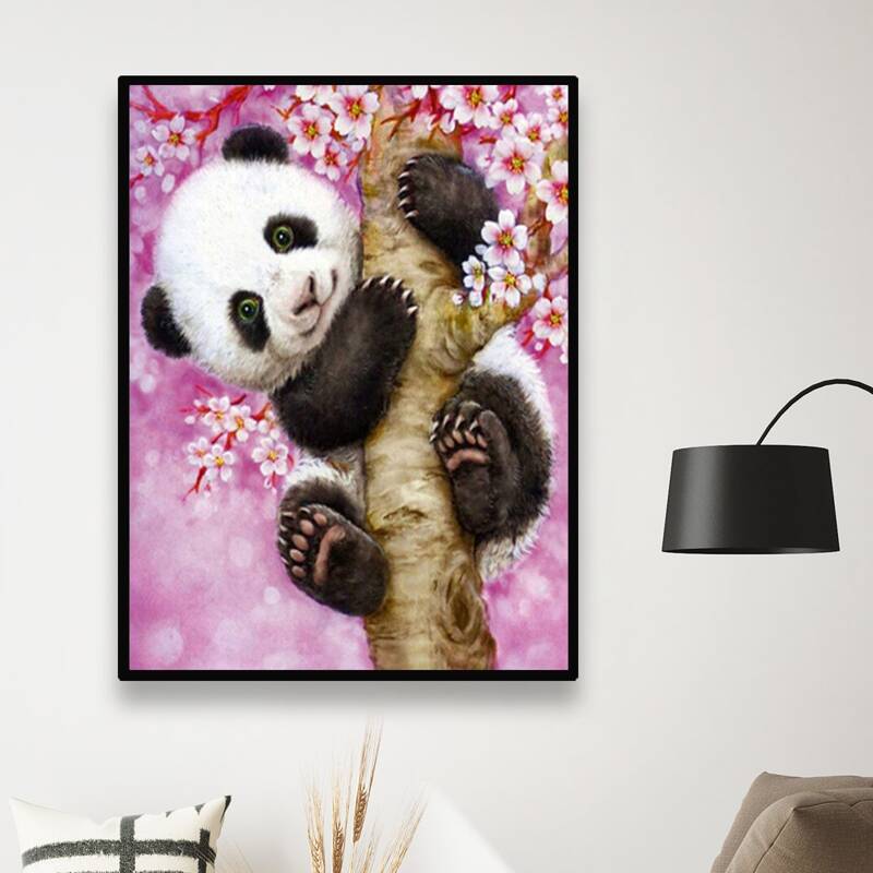 

Panda Pattern DIY Diamond Painting, Multicolor