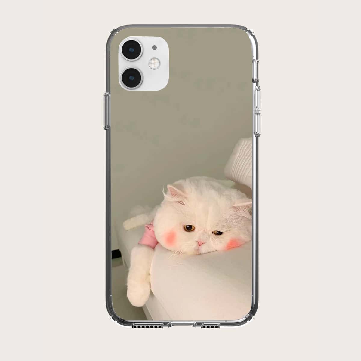

Cat Print Phone Case, Multicolor