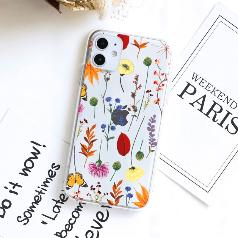 

Flower Print Phone Case, Multicolor