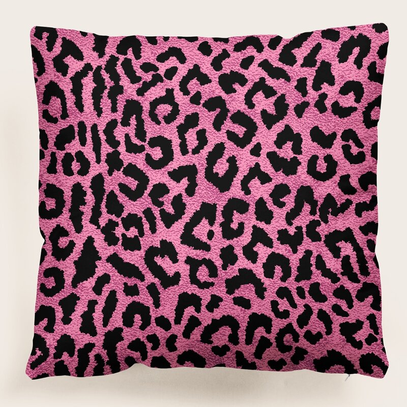 

Leopard Cushion Cover Without Filler, Multicolor
