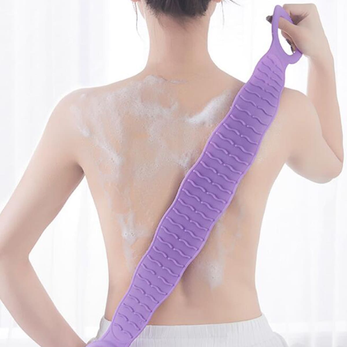 

1pc Random Silicone Exfoliating Strap, Multicolor