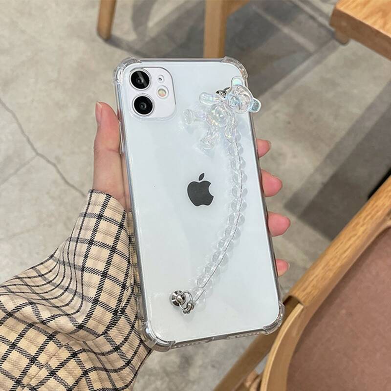 

Clear Bear Decor Phone Case, Multicolor