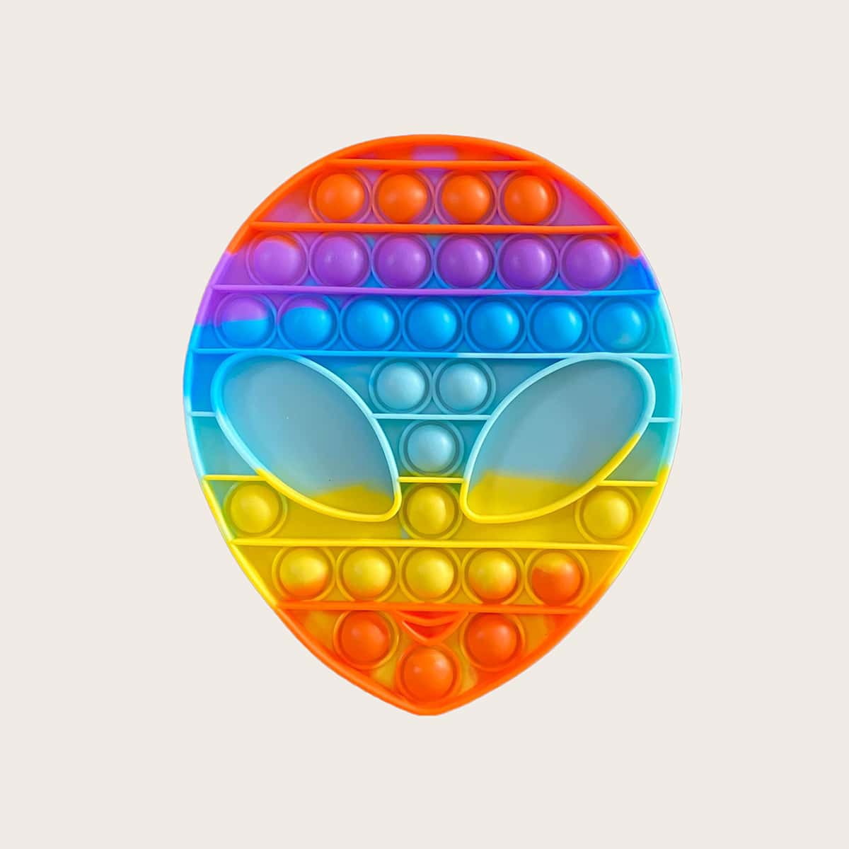 

Alien Shaped Push Bubble Toy, Multicolor