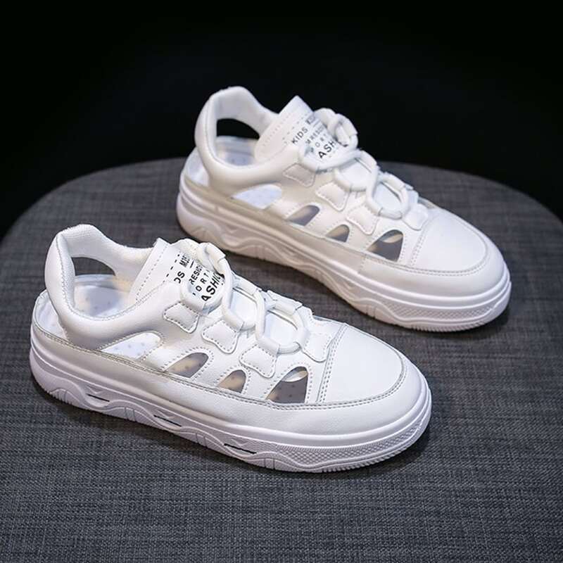 

Cut Out Skate Shoes, White