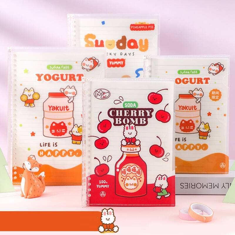

1pc Random Cartoon Cover Notebook, Multicolor