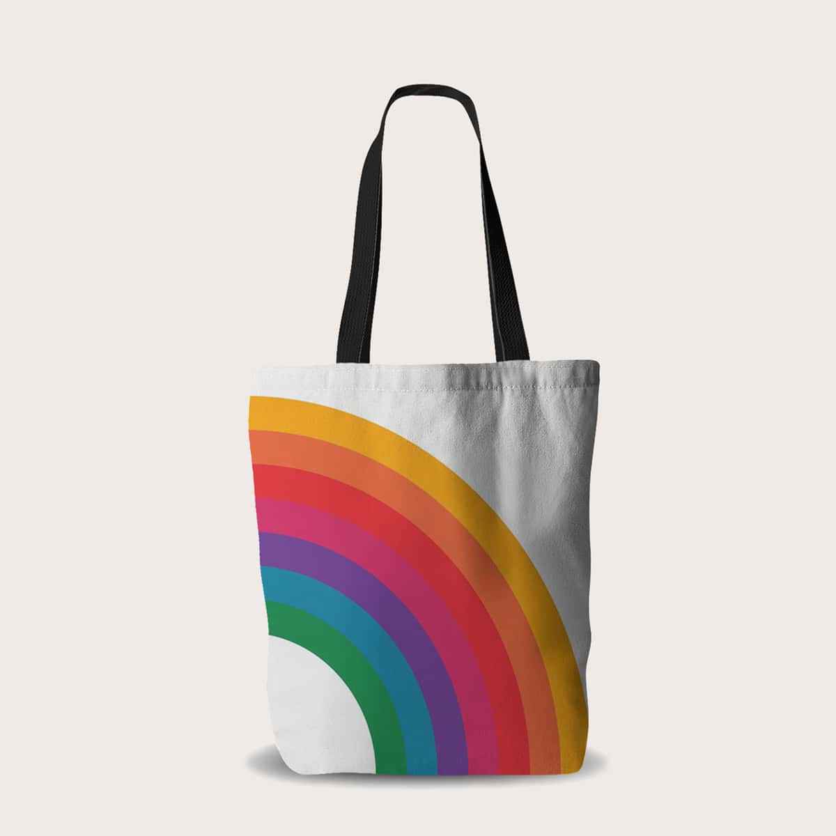 

Color Block Tote Bag, Multicolor