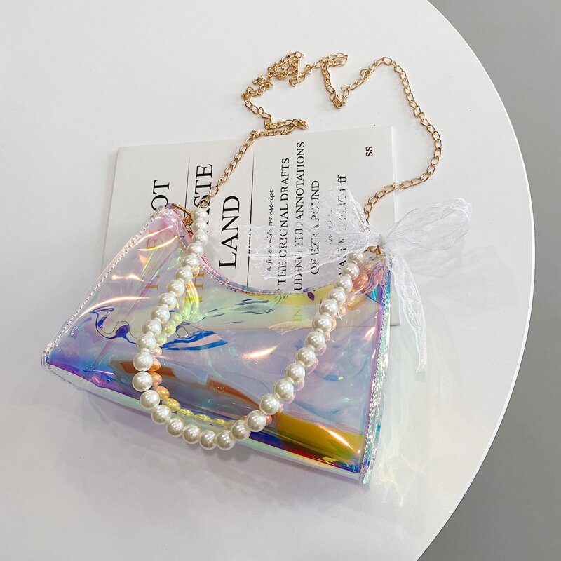 

Holographic Shoulder Bag, Multicolor