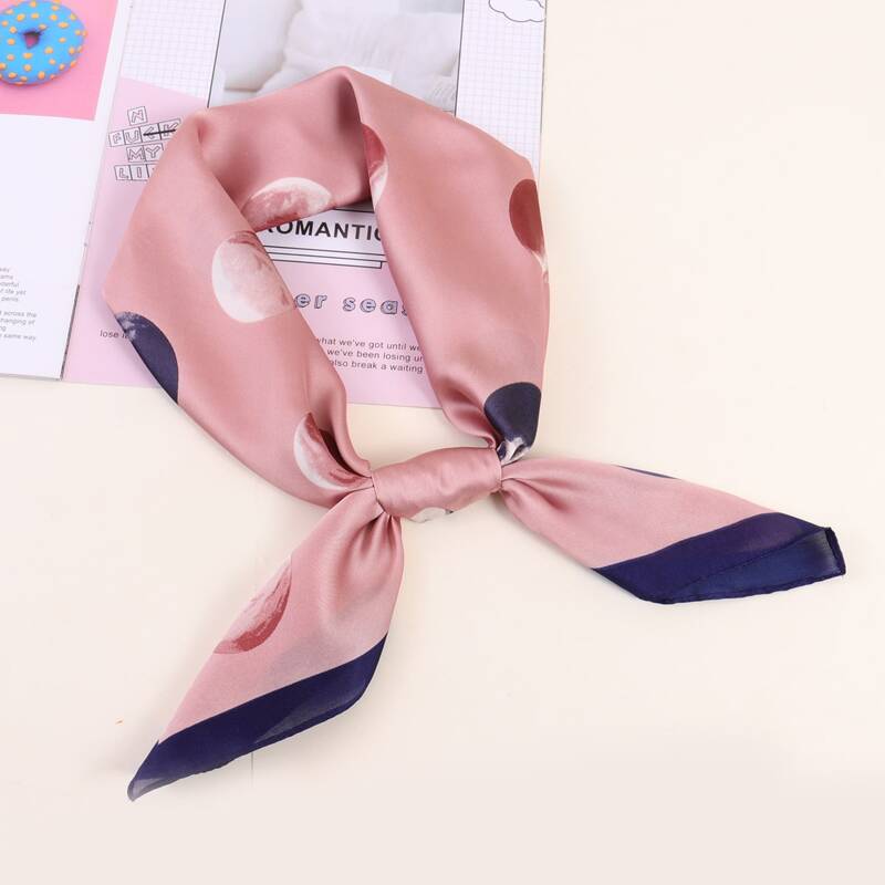 

Moon Pattern Scarf, Multicolor