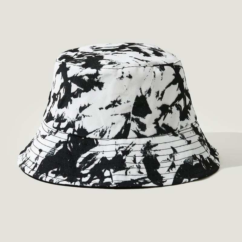 

Ink Print Bucket Hat, Black