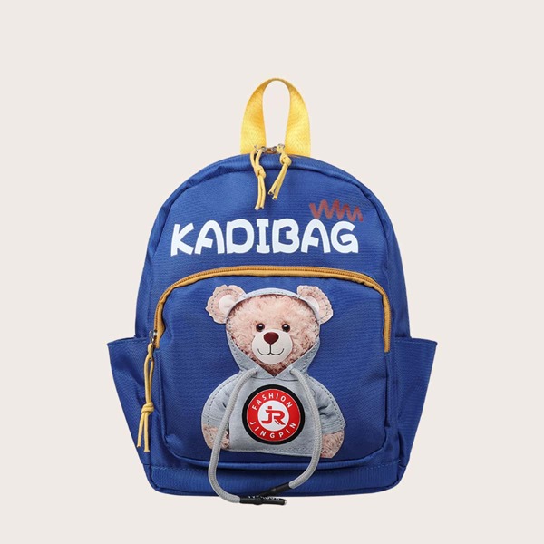 

Boys Cartoon Graphic Backpack, Blue