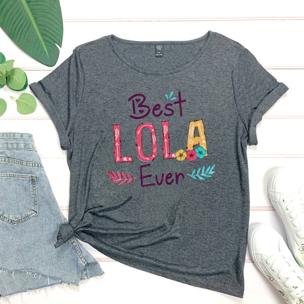 

Plus Letter Graphic Tee, Dark grey