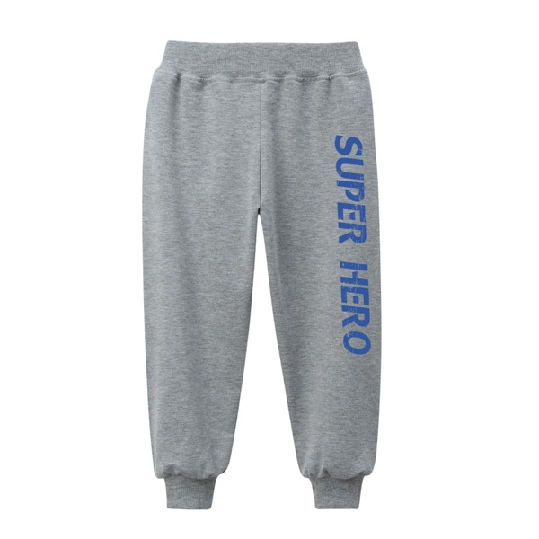 

Toddler Boys Letter Graphic Sweatpants, Grey