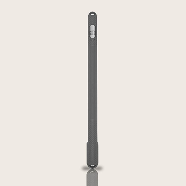 

1pc Silicone Apple Pencil 1st Generation Case, Grey