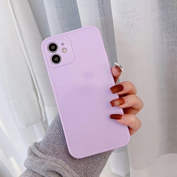 

Однотонный чехол для iPhone, Пурпурный