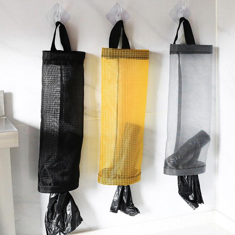 

1pc Random Color Hanging Garbage Bag Storage Bag, Multicolor