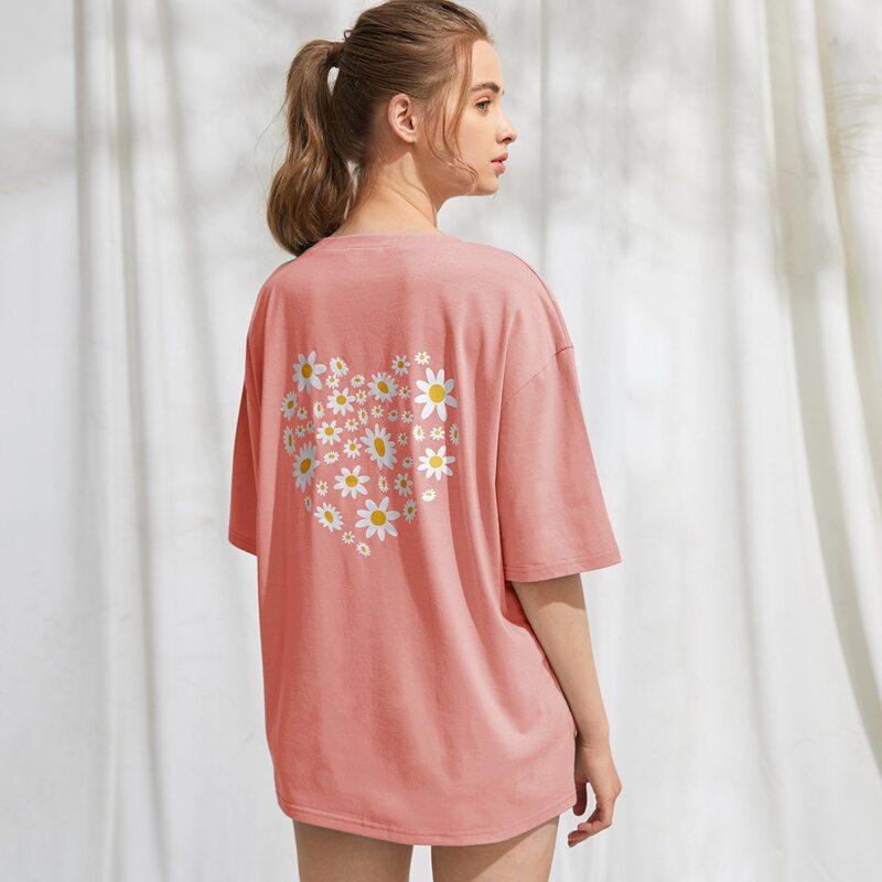 

Daisy Graphic Tee, Pink