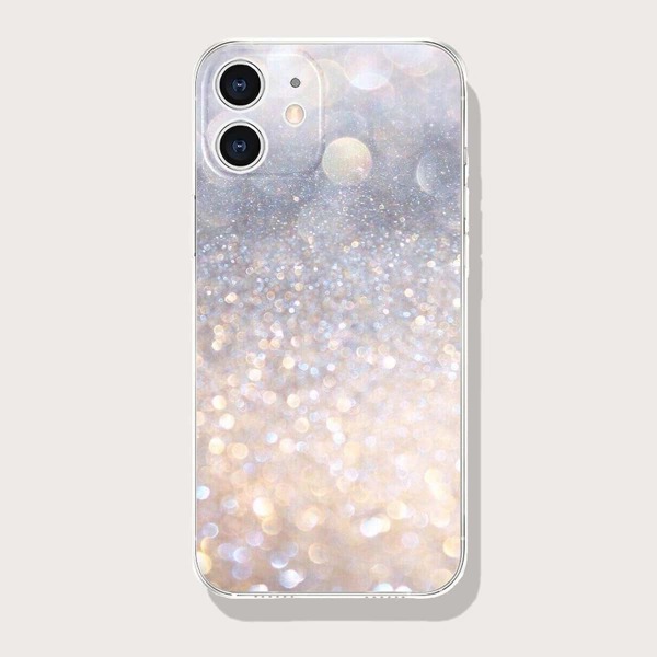

Glitter Phone Case, Silver