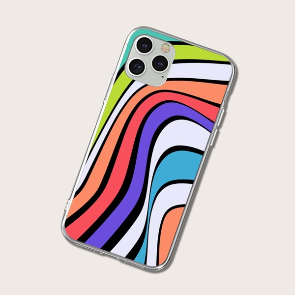

Colorful Striped Phone Case, Multicolor