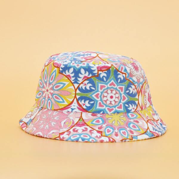 

Toddler Girls Allover Print Bucket Hat, Multicolor
