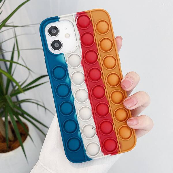 

Push Pop Bubble Fidget Phone Case, Multicolor