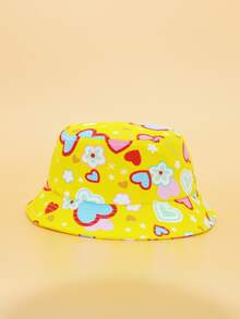 Sombrero con patrón de dibujos animados para niños