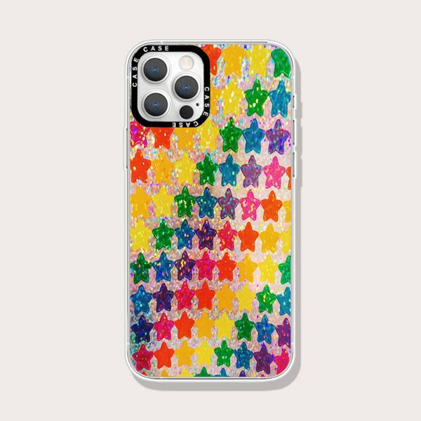 

Colorful Star Pattern Phone Case, Multicolor