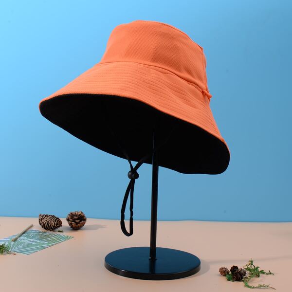 

Solid Reversible Bucket Hat, Orange
