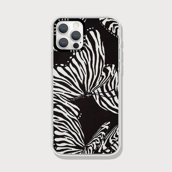 

Zebra Stripe Phone Case, Black and white