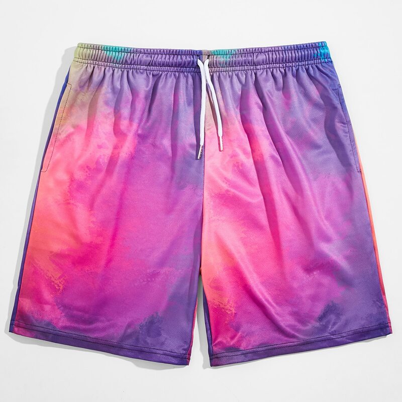 

Guys Tie Dye Drawstring Shorts, Multicolor