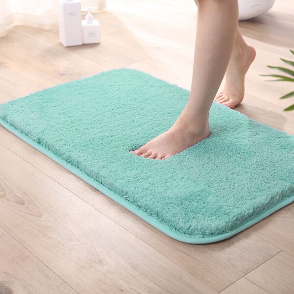 

Solid Color Floor Mat, Mint green