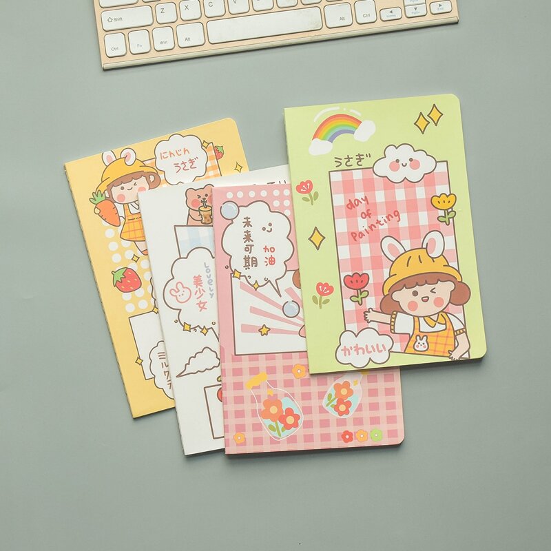 

1pc Cartoon Graphic Random Notebook, Multicolor
