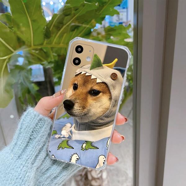 

Dog Print Phone Case, Multicolor