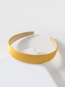 Băng đô rộng rắn - Màu vàng - Xem 3