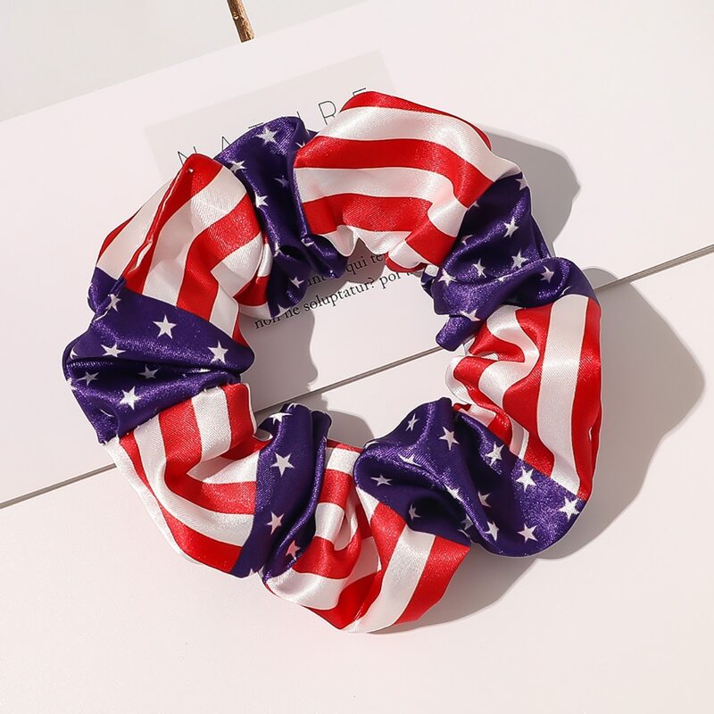

Geo Pattern Scrunchie, Purple