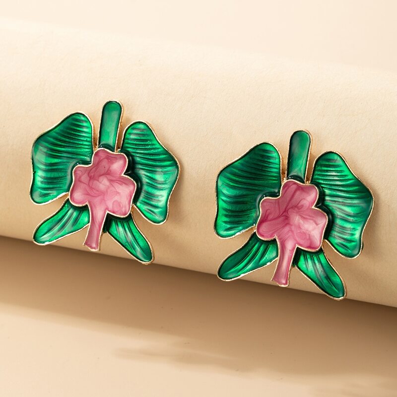 

Colorblock Stud Earrings, Multicolor