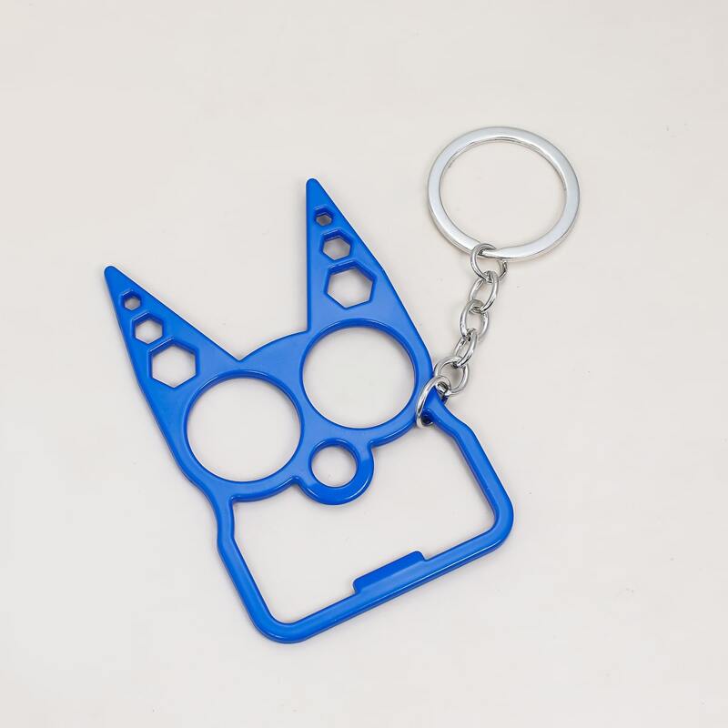 

Minimalist Animal Charm Keychain, Royal blue